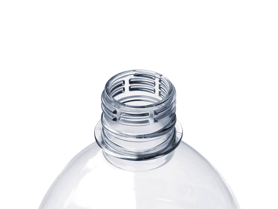 empty plastic water bottle